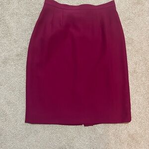 Vintage Knee length fuchsia Skirt